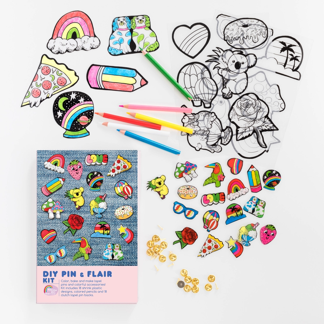 DIY Pin and Flair Kit