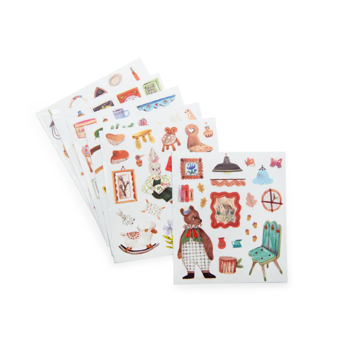 Coloring book with 150 stickers - The Minouchkas