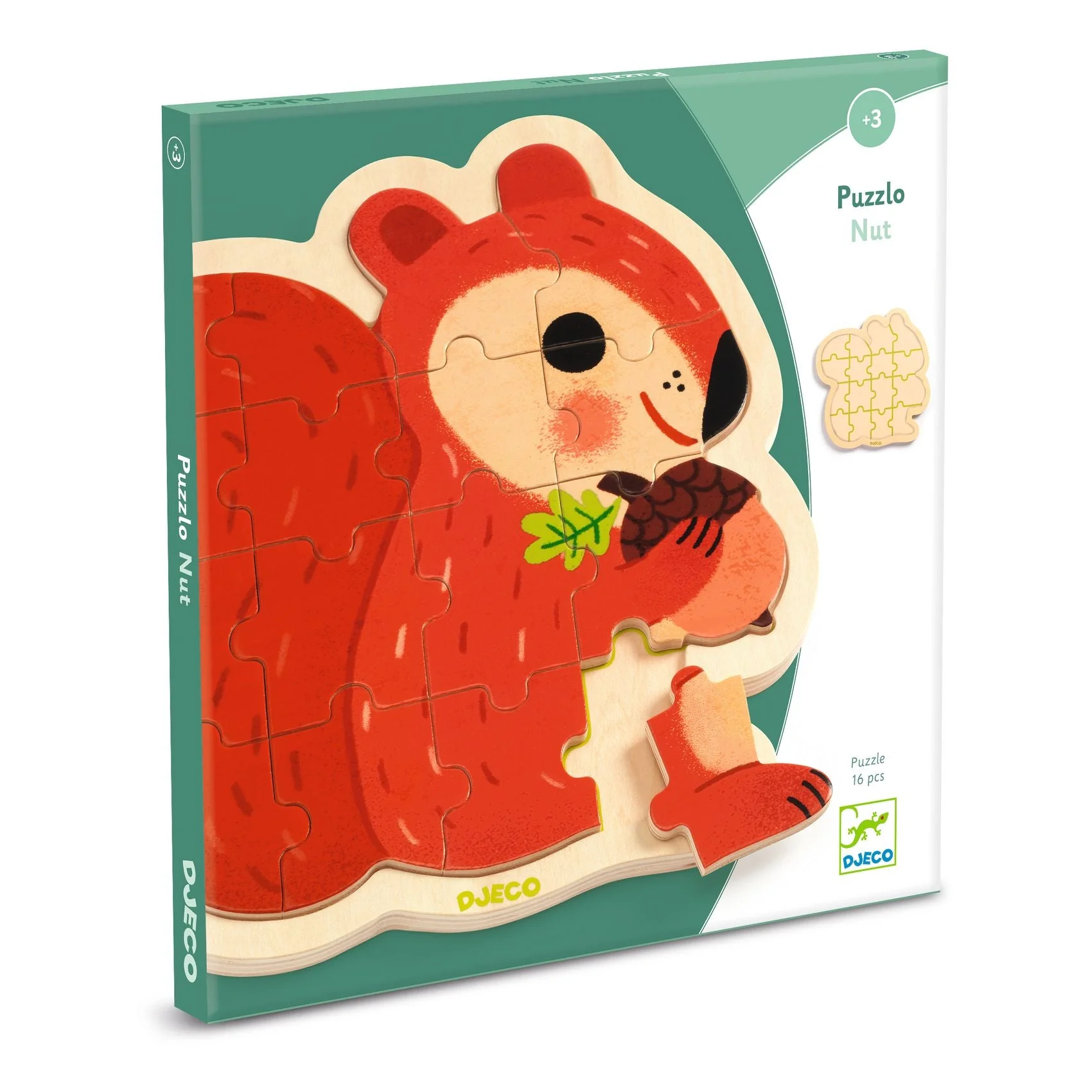 Wooden Puzzles Puzzlo Nut -16pcs