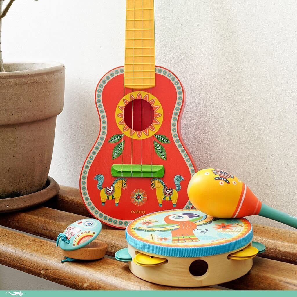 Animambo 3pc Set Tambourine