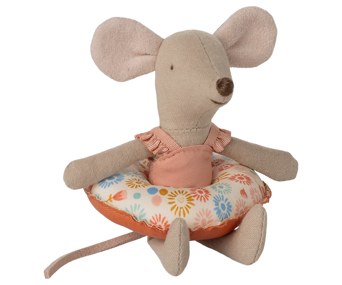 Beach Mouse With Float, Little Sister - Flower