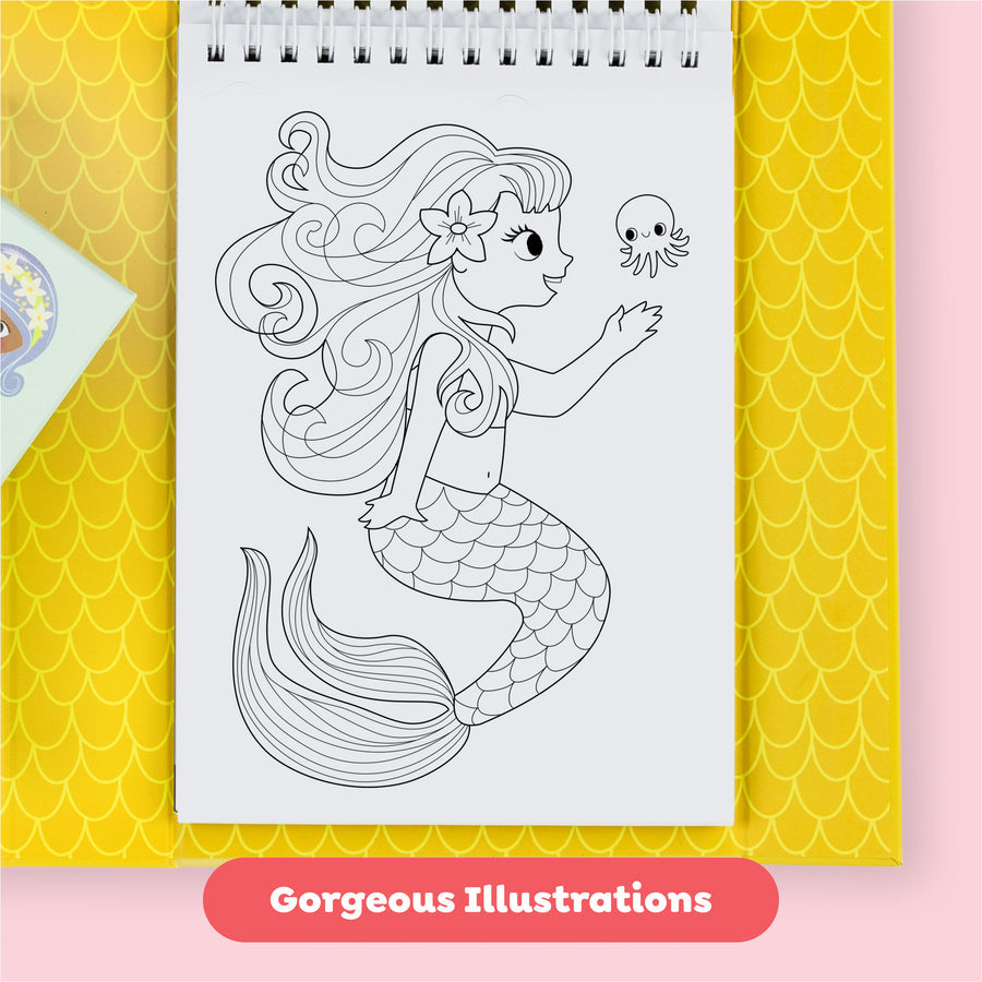 Colouring Set - Mermaids