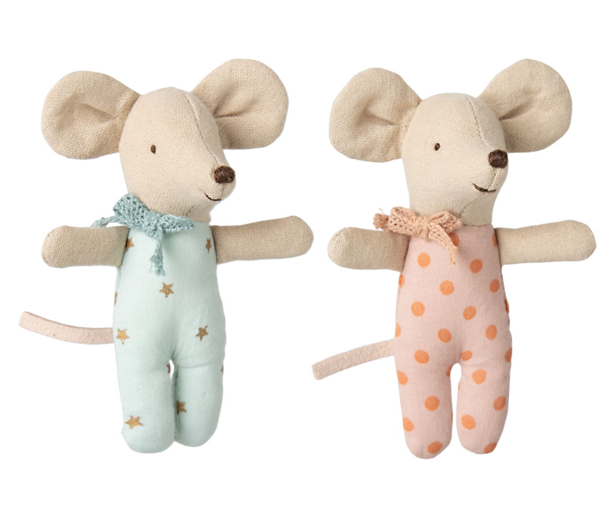 Twins, Baby Mice in Matchbox