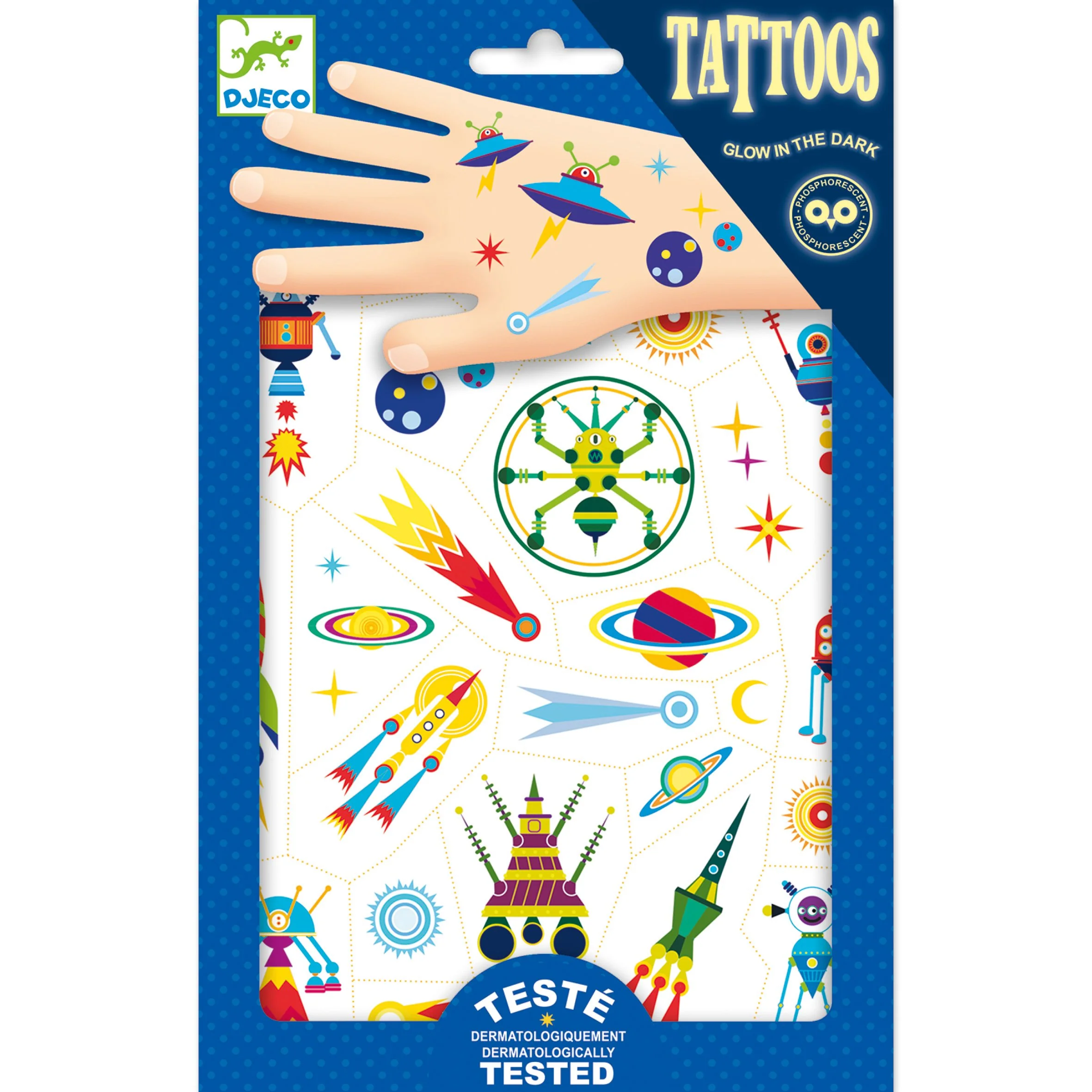 Tattoos Space Oddity - Glow in the Dark