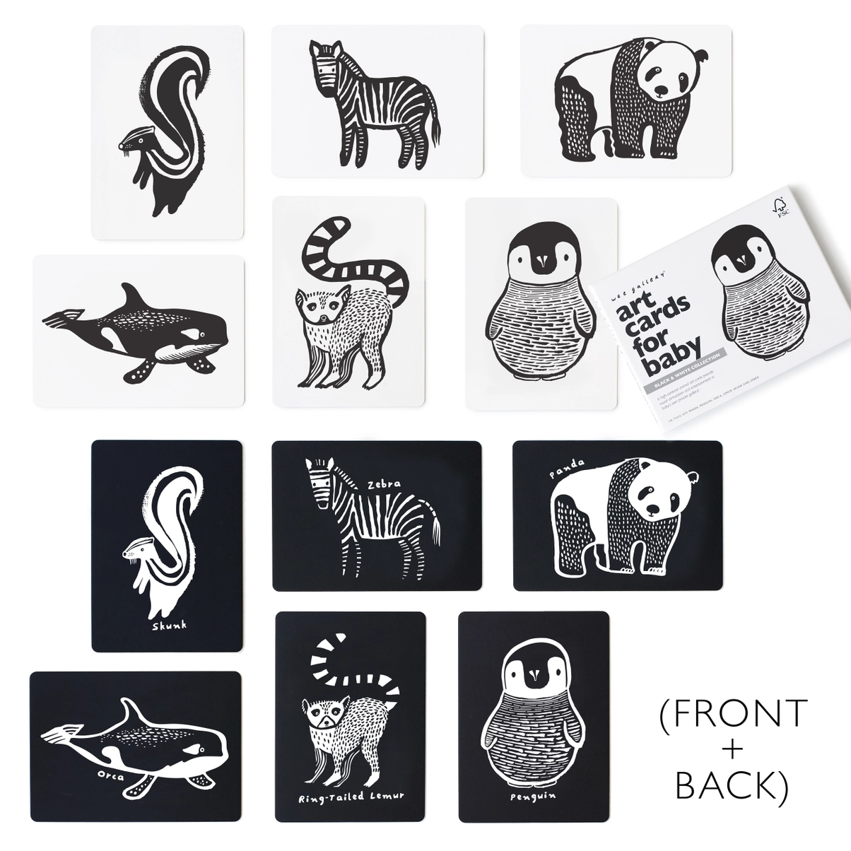 Art Cards For Baby - Black and White