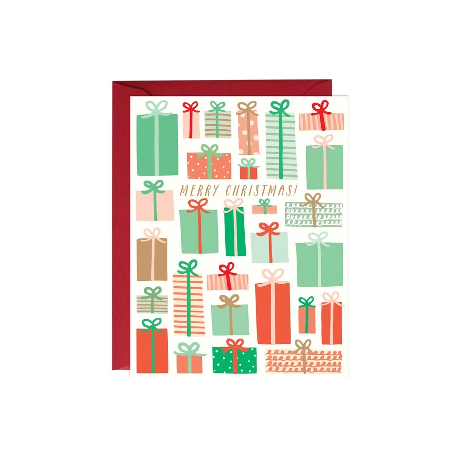 Christmas Presents Card - Merry Christmas