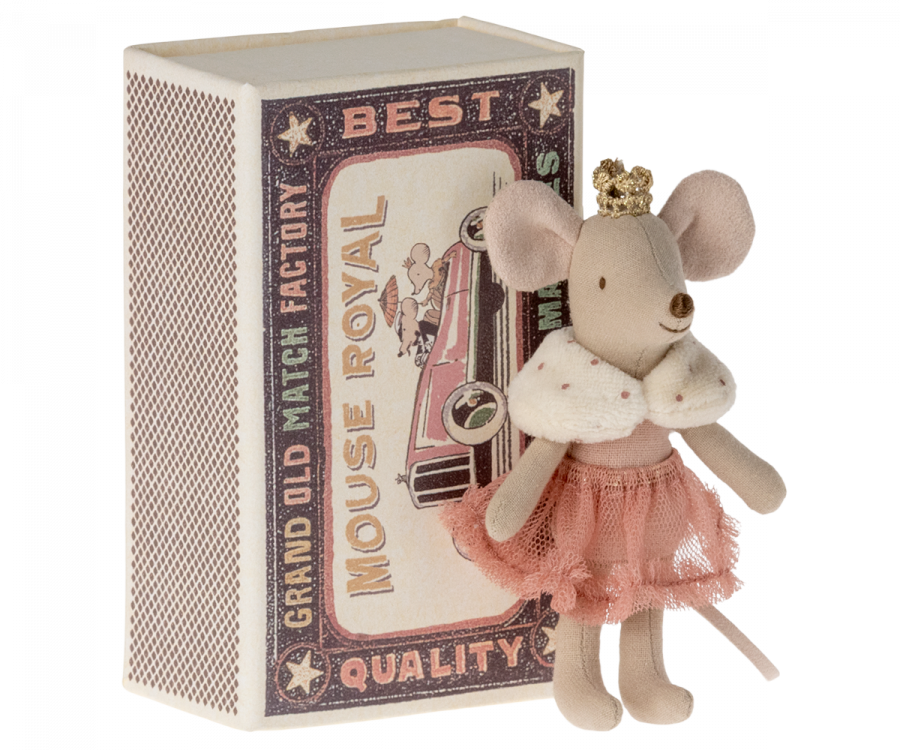 Princess Little Sister, Mouse in Box - Rose