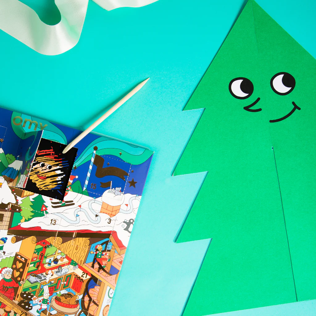 3D Christmas Tree Advent Calendar