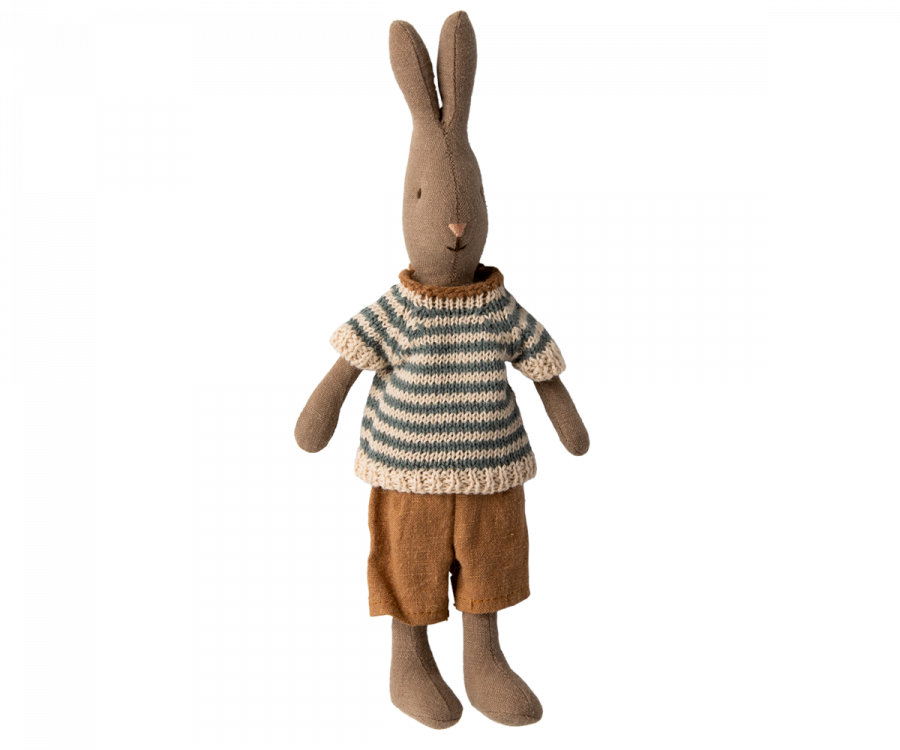 Rabbit Size 1, Brown - Shirt And Shorts