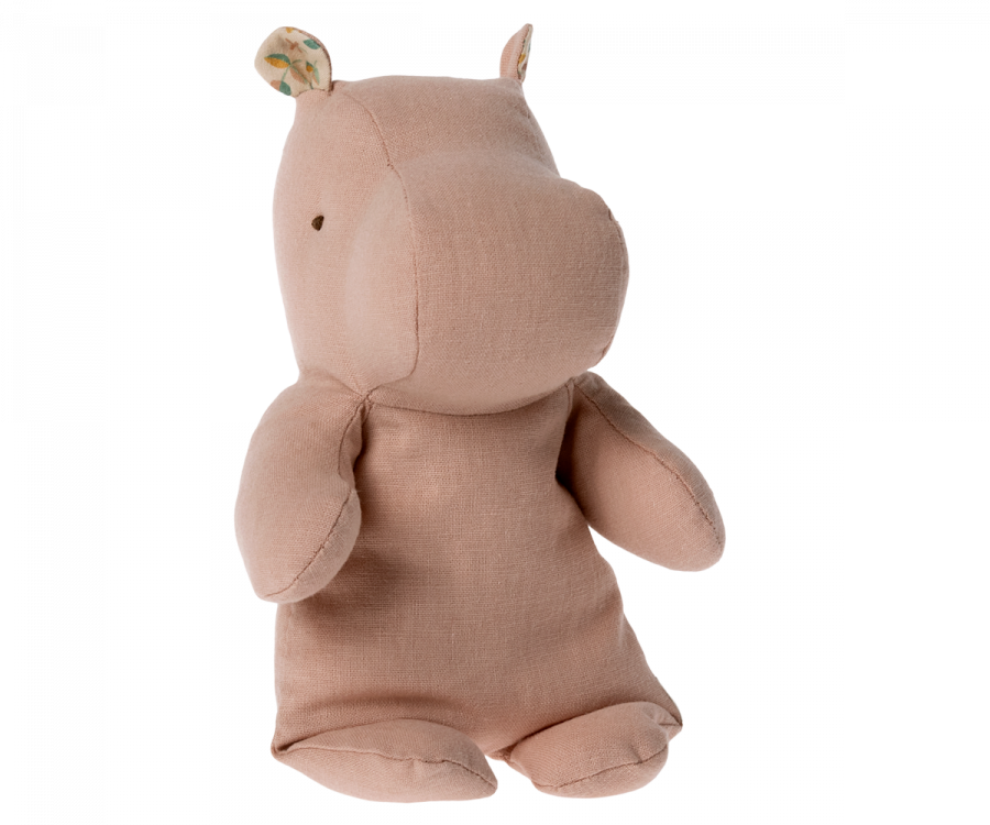 Safari Friends, Small Hippo - Soft Rose
