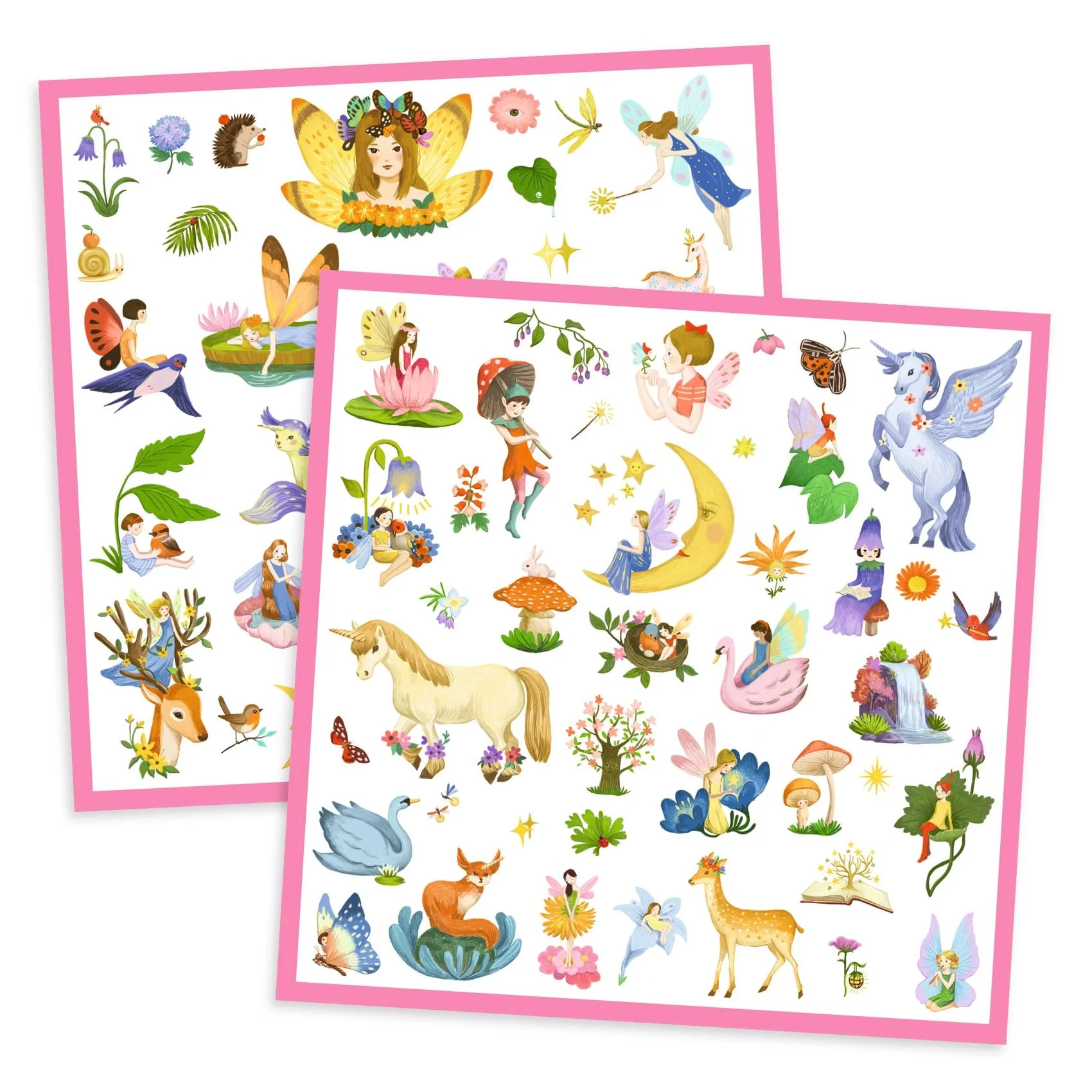 160 Stickers Fantasy - Unicorn/Fairy