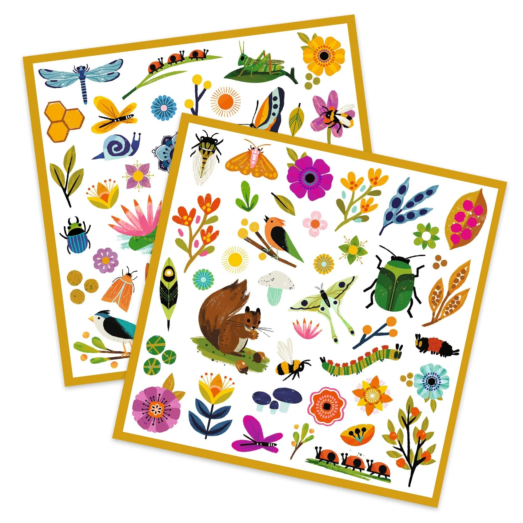 160 Stickers Garden
