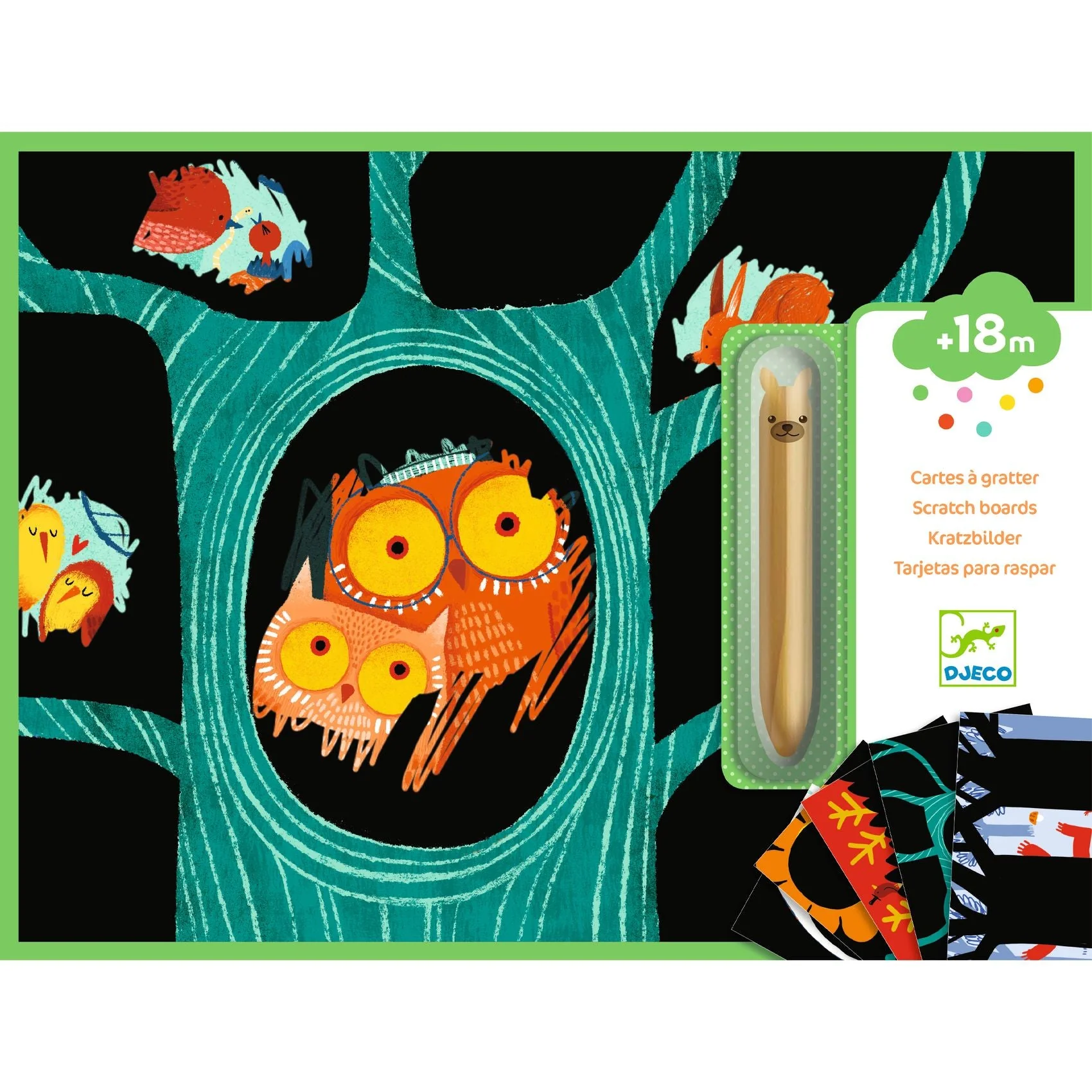 Scratch Cards Animals +18m