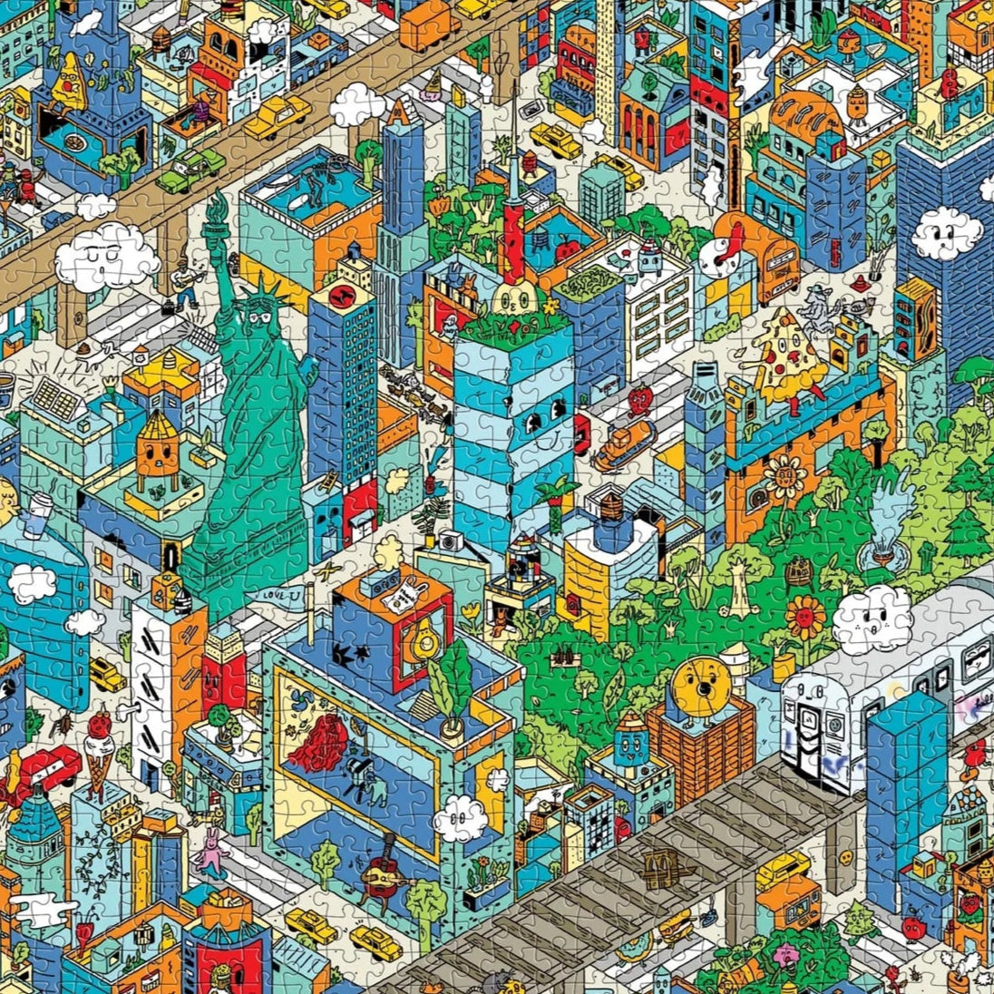Uncovering New York City - 1000 Piece Puzzle