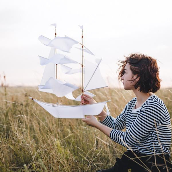 Sailing Ship Kite - Azure