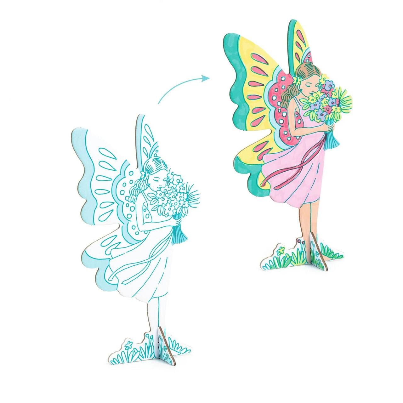 DIY CAP Fairy World. Color/Assemble/Play