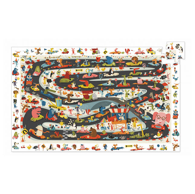 Observation Puzzle 54pcs Automobile Rally