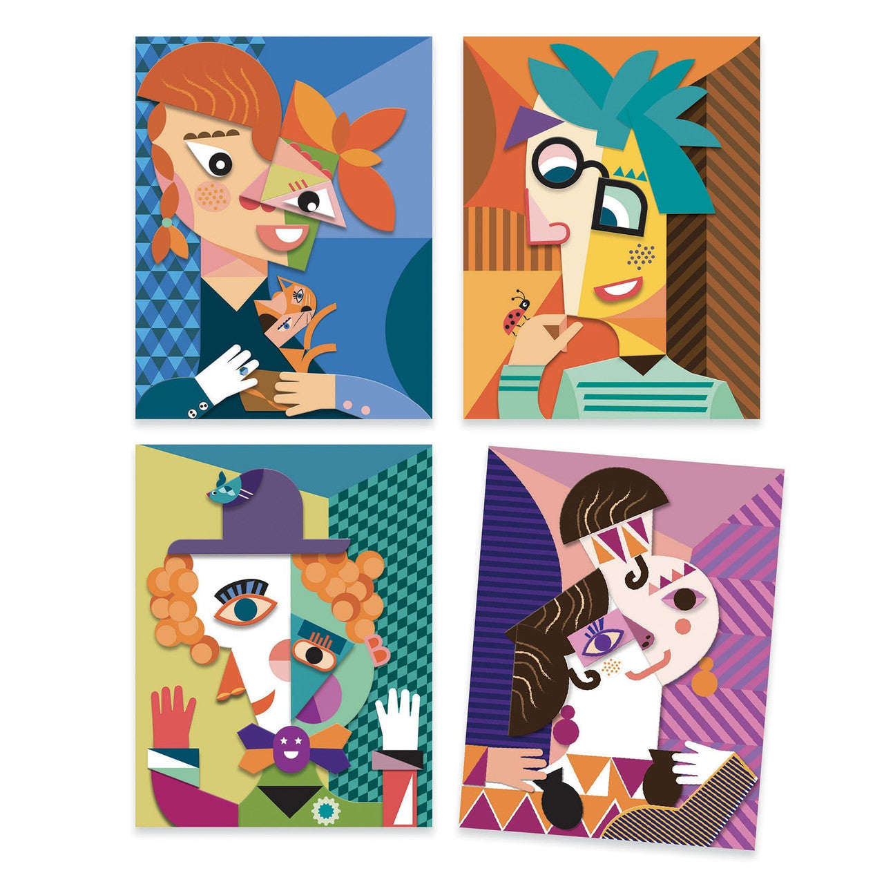Inspired By Square Heads- Pablo Picasso