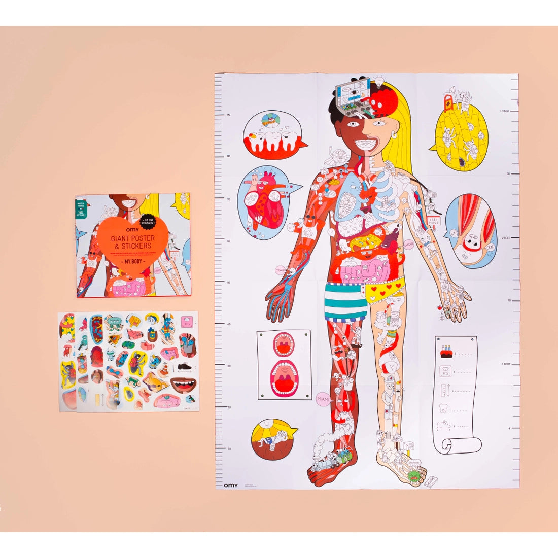 Giant Sticker Poster My Body