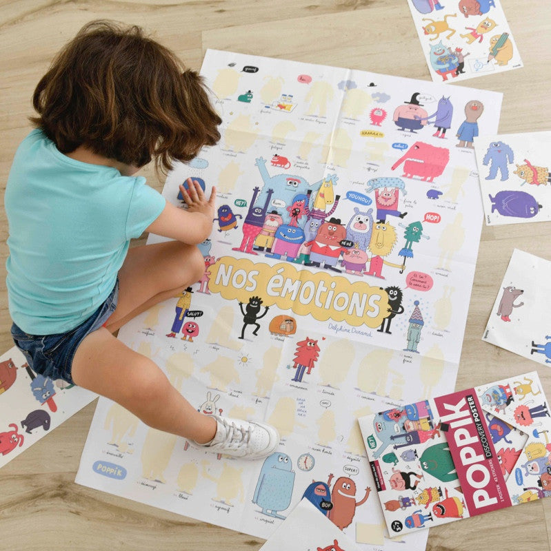 Emotions Educational Poster + Stickers