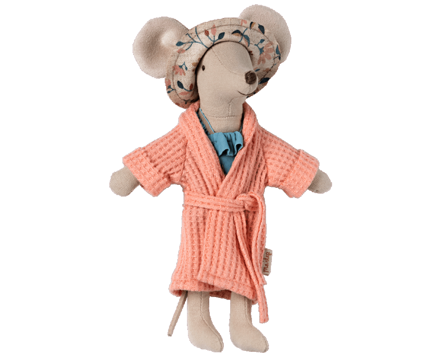Bathrobe  Mouse- Coral