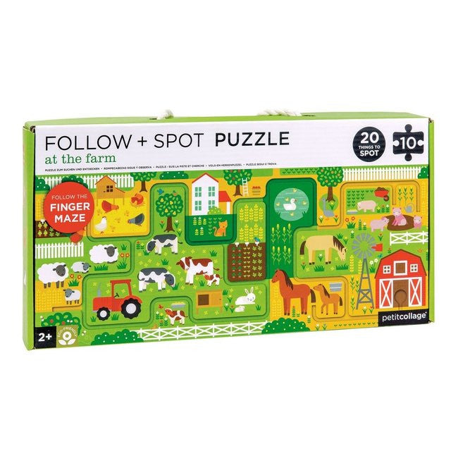Follow + Spot Puzzle At The Farm - 10 pcs