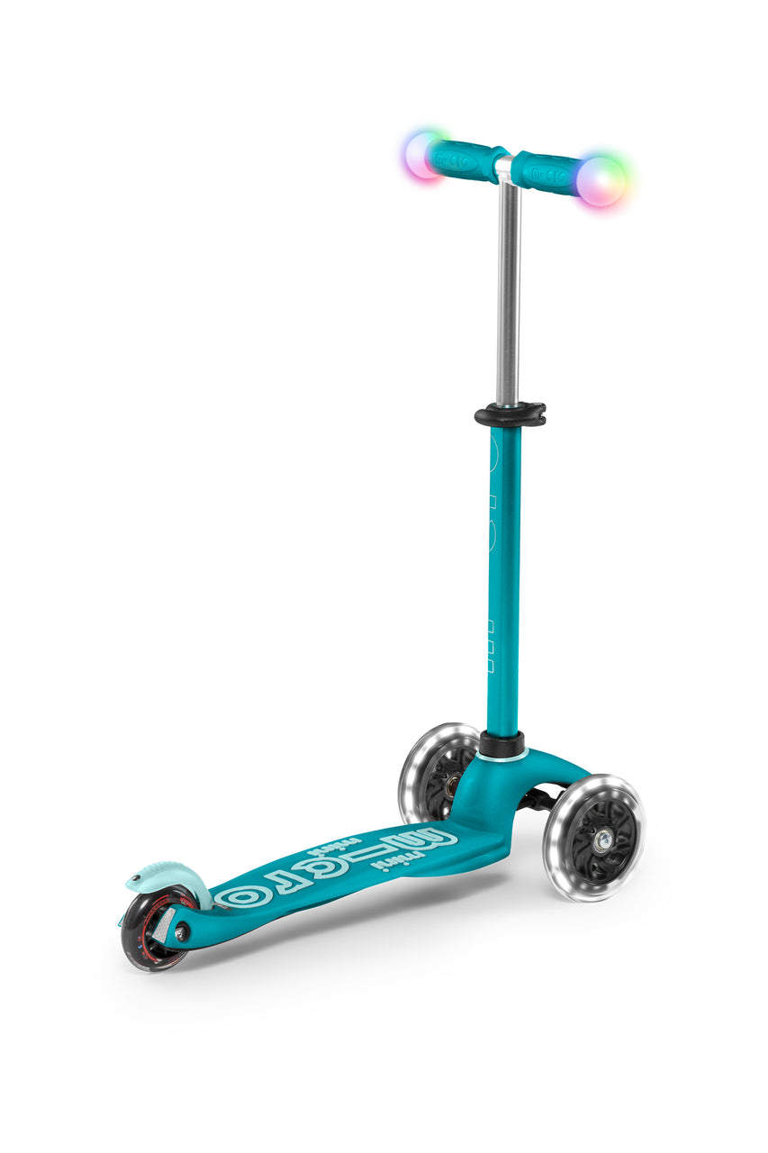 Micro Mini LED Scooter - Aqua