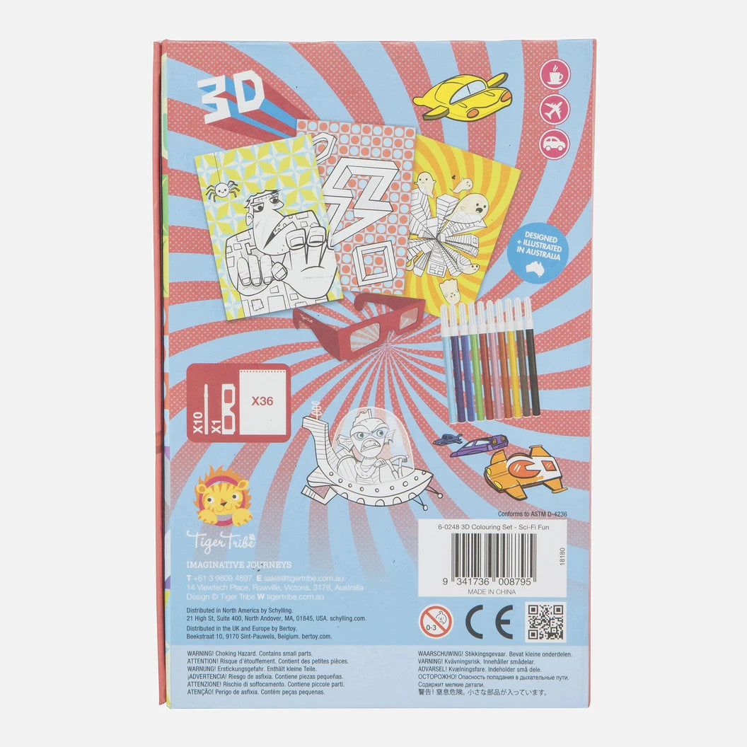 3D Coloring Set SCI-FI FUN
