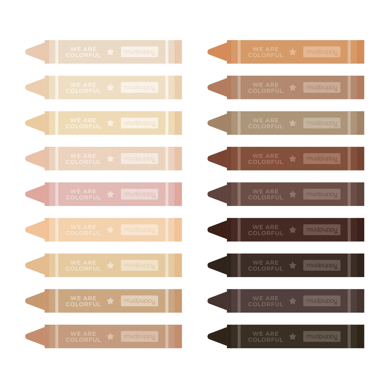 We are Colorful - Crayon Set