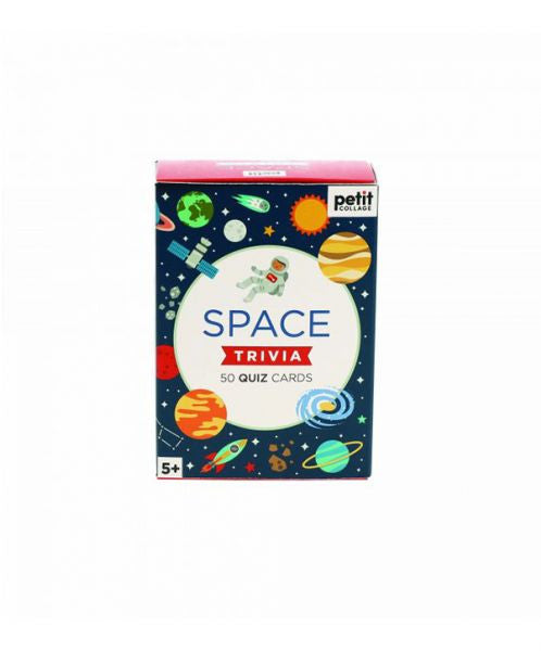 Trivia Quiz Cards Space
