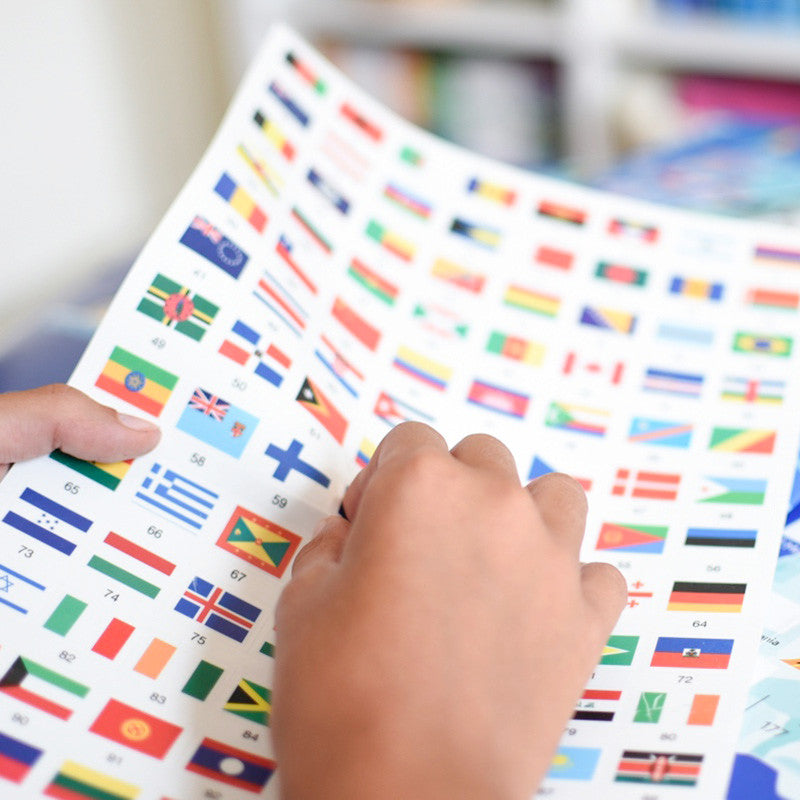 Flags - Poster + Stickers