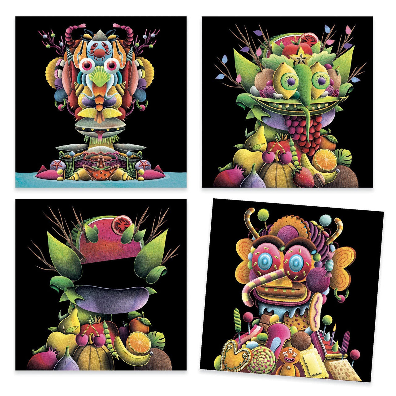 Inspired By Giuseppe Arcimboldo - Stickers