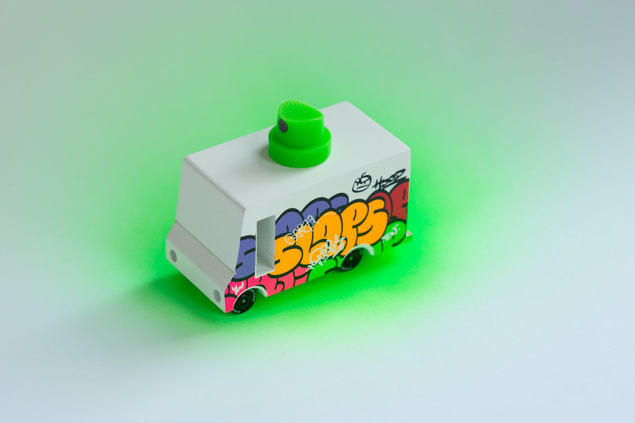 Graffiti Black Van