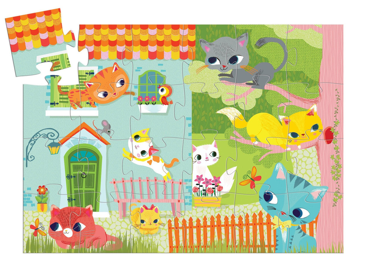 Silhouette Puzzle 24pcs Pachat & Friends