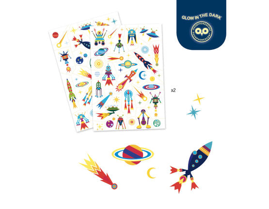 Tattoos Space Oddity - Glow in the Dark
