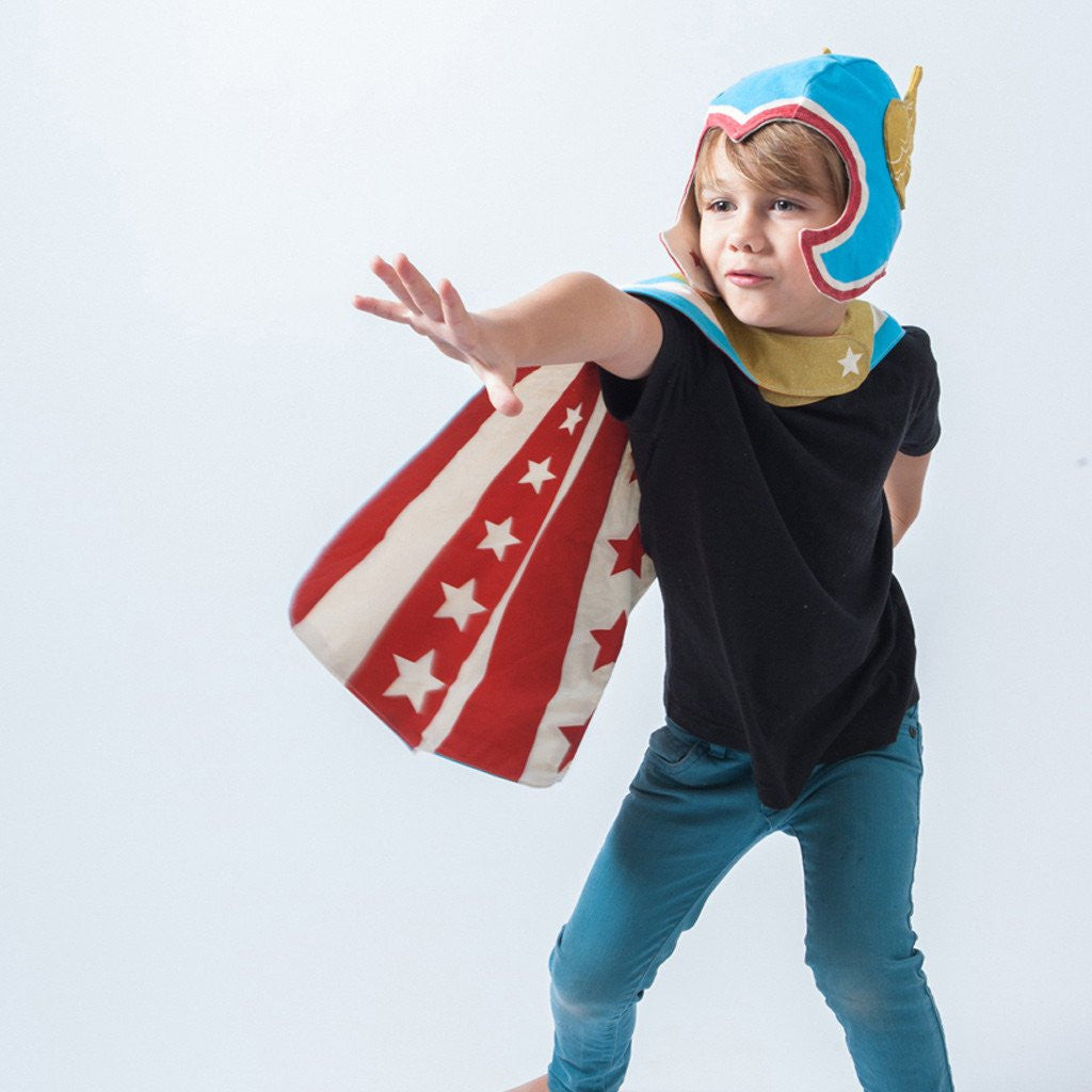 Hero Cape Reversible Blue