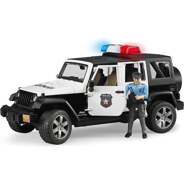 Jeep Rubicon Police car + light skin Police