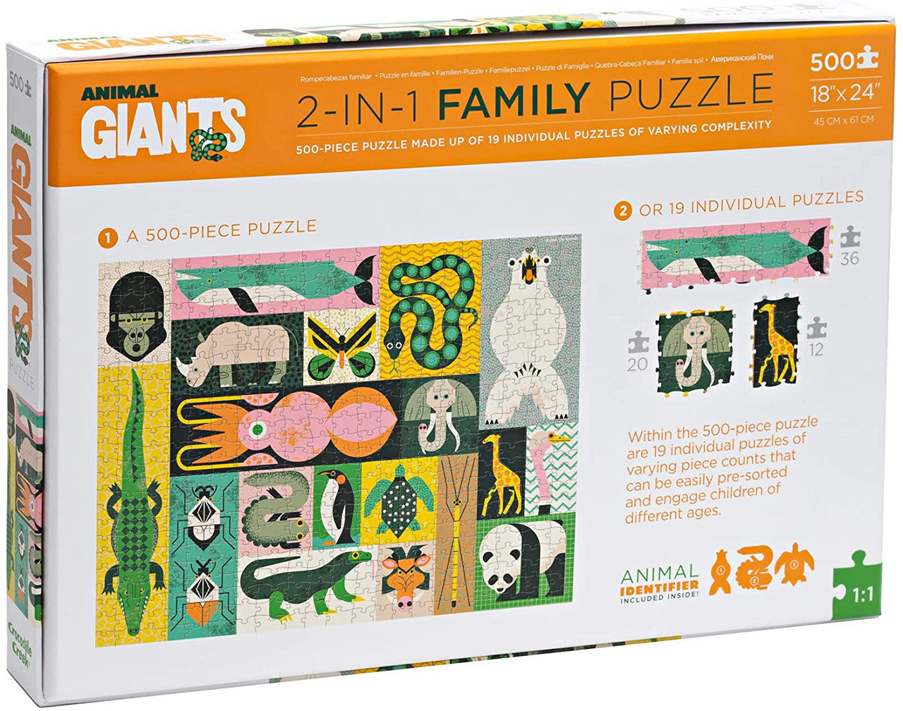 Family Puzzle 500-pc Giants Animal