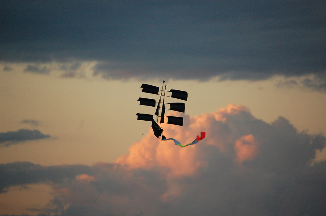 Sailing Ship Kite - Indigo