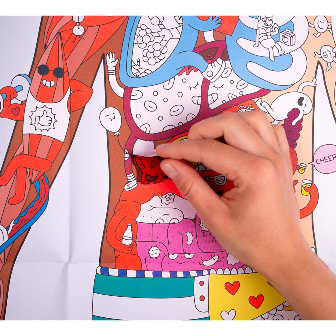 Giant Sticker Poster My Body