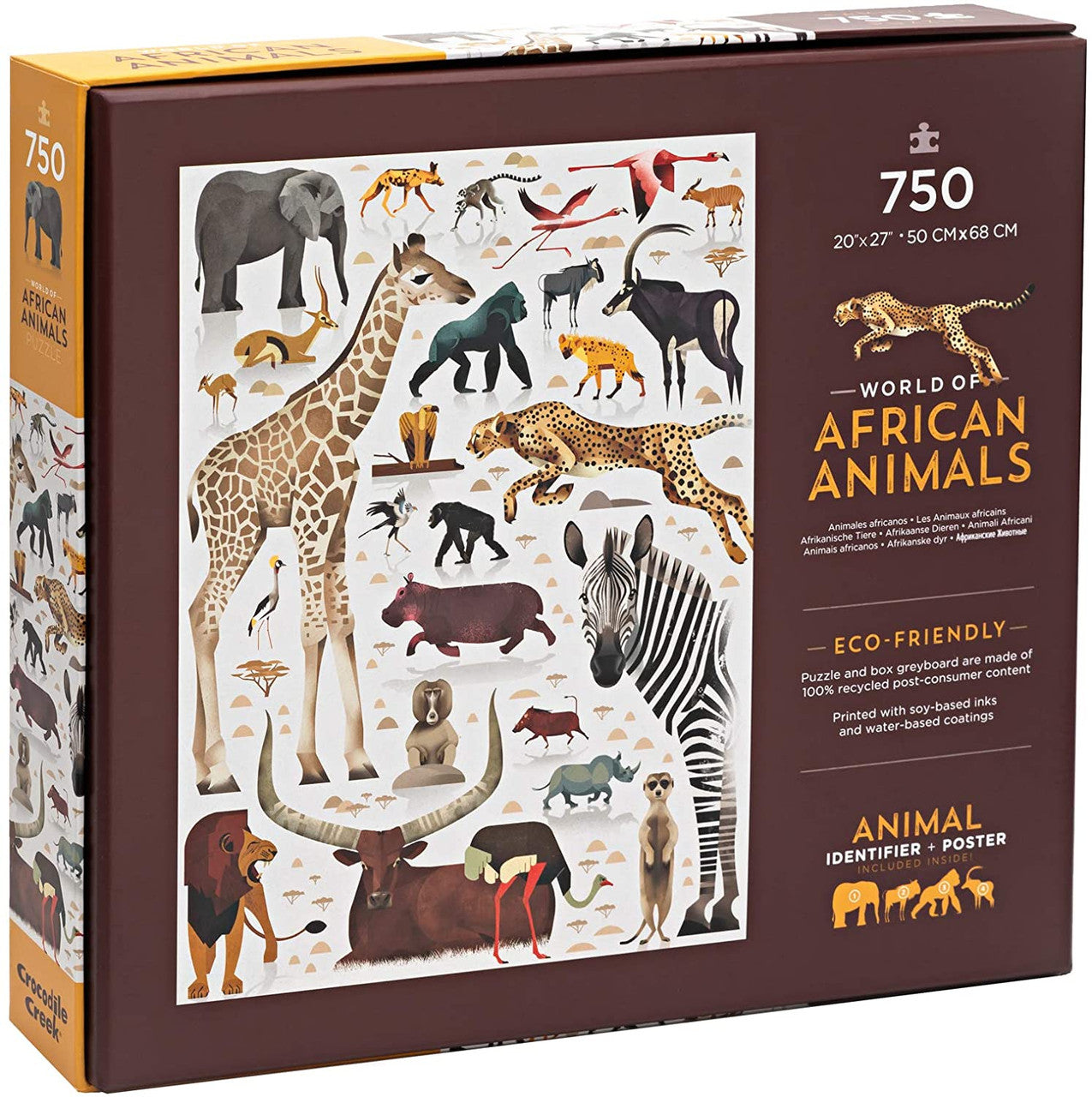 World of African Animals - 750-piece Puzzle