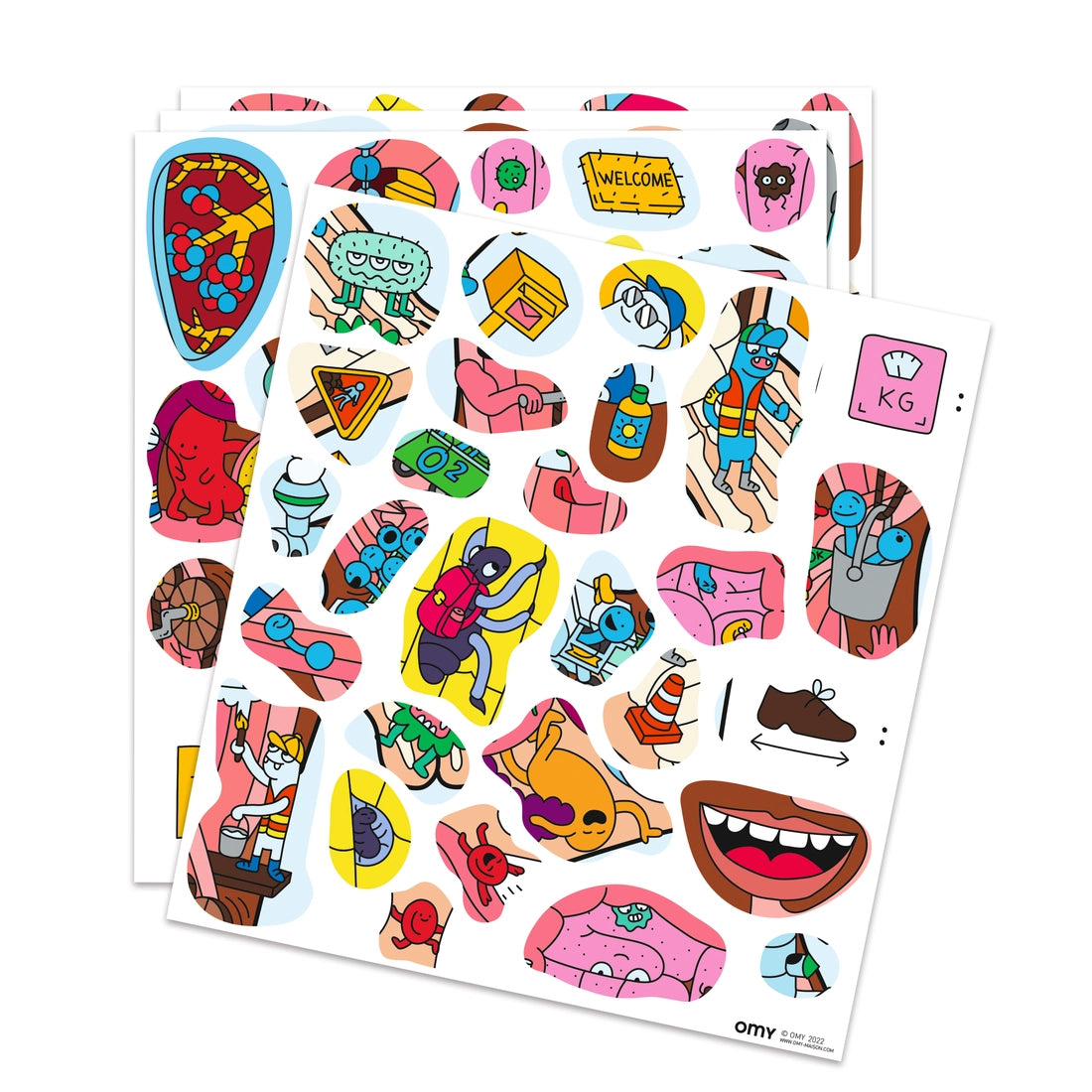 Giant Sticker Poster My Body