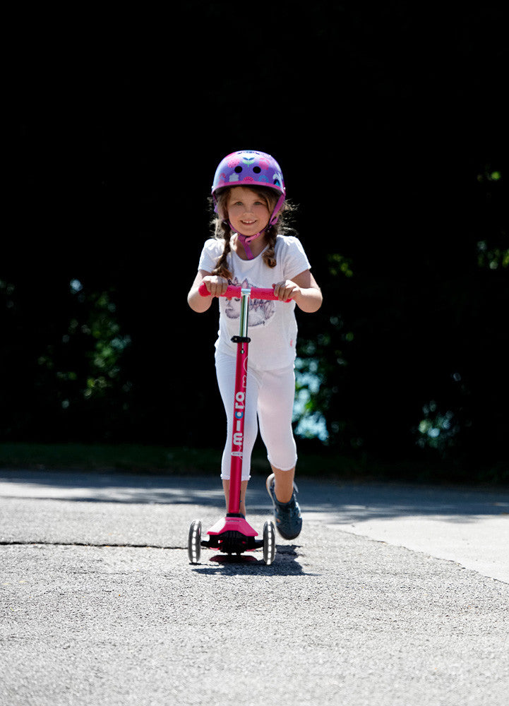 Micro Mini LED Scooter - Pink