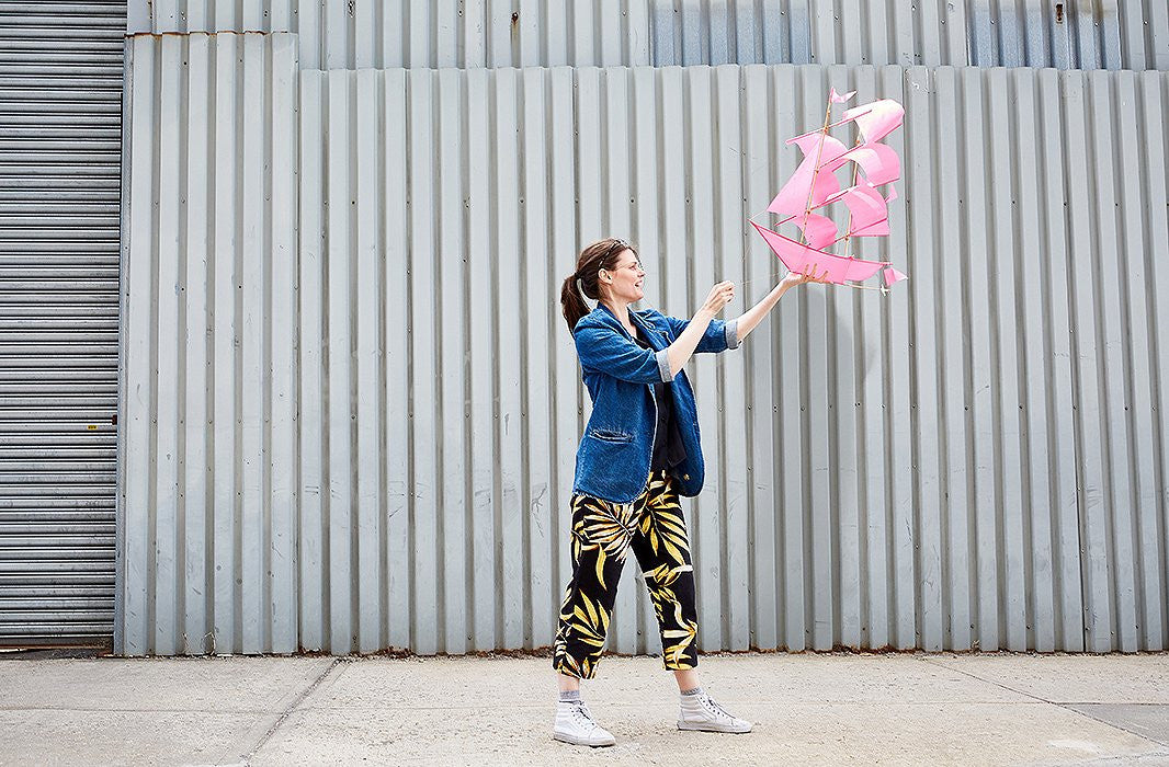 Sailing Ship Kite - Pink