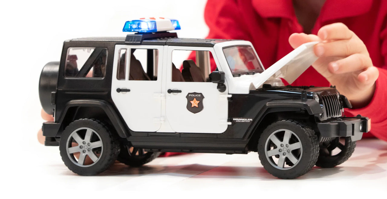Jeep Rubicon Police car + light skin Police