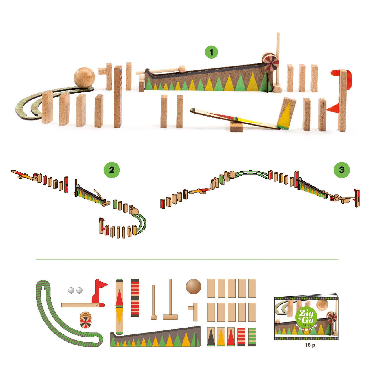 Zig And Go - 27 pcs Curv