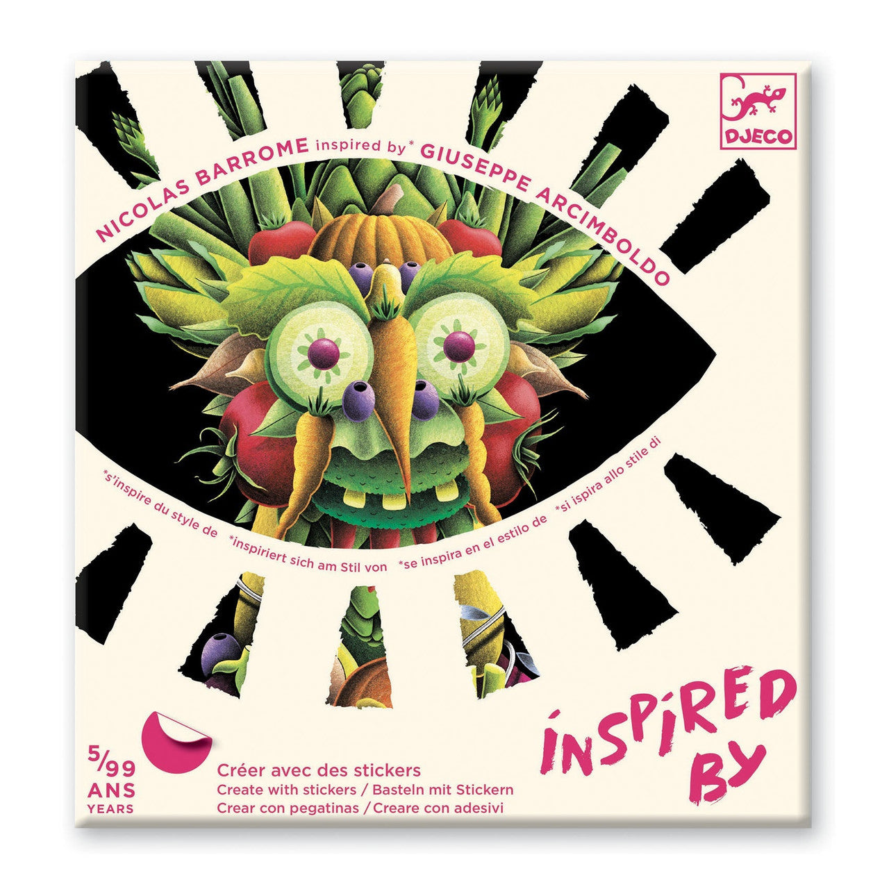 Inspired By Giuseppe Arcimboldo - Stickers