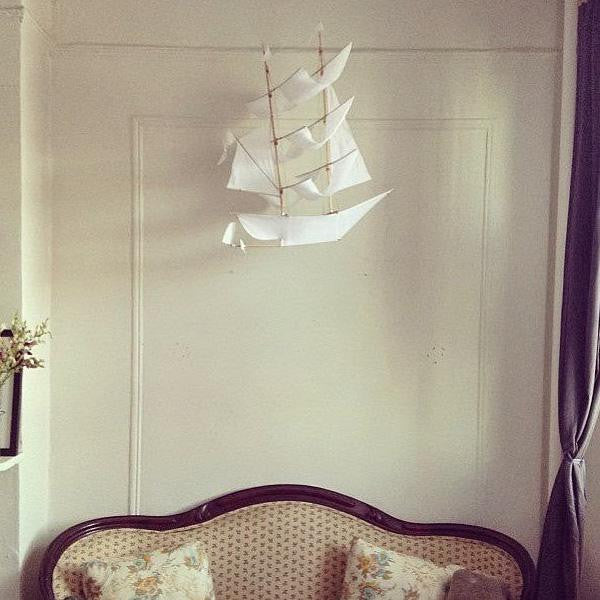 Sailing Ship Kite - Indigo