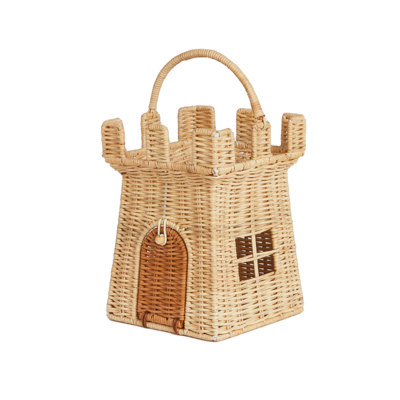 Rattan Castle Bag