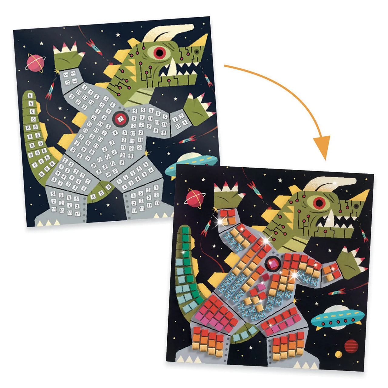 Mosaic Space Battle